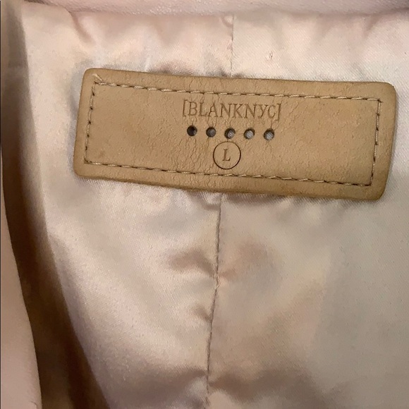 BlankNYC blush faux leather jacket - Picture 2 of 8
